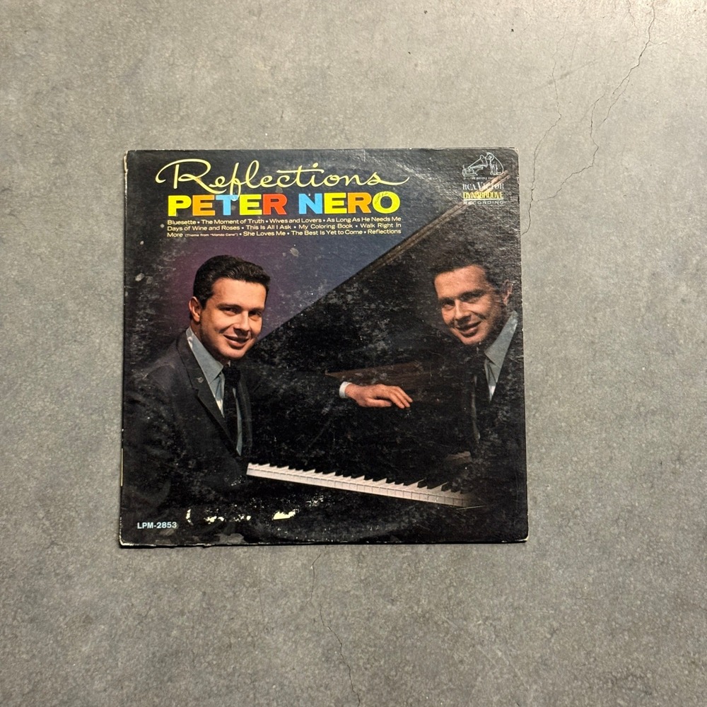 Peter Nero Reflections Vinyl LP RCA Victor LPM-2853 Mono 1964 Jazz Pop Piano